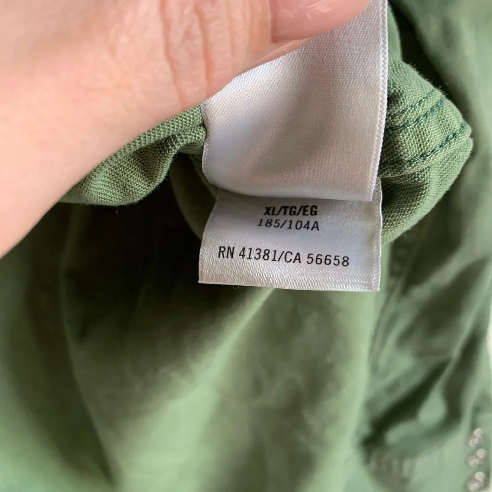 Polo Ralph Lauren Garment-Dyed Denim Western Shirt Green Size XL - Picture 7 of 7